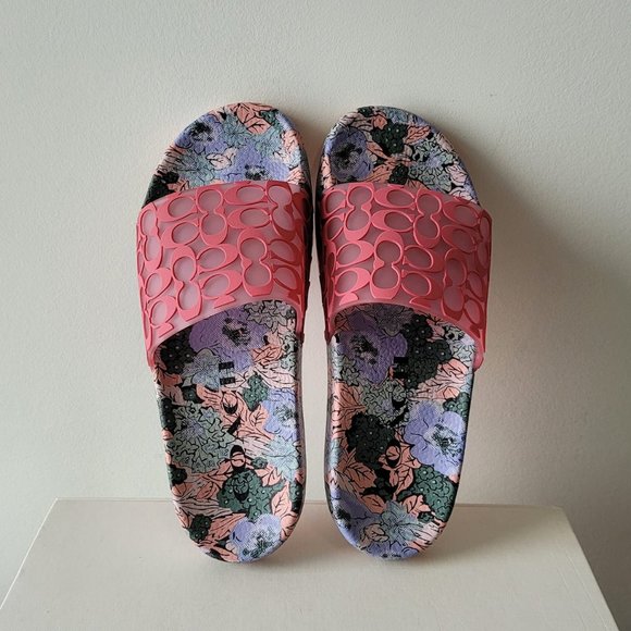 $79 NWT (Size 7) COACH Udele Sport Slide - Picture 1 of 7